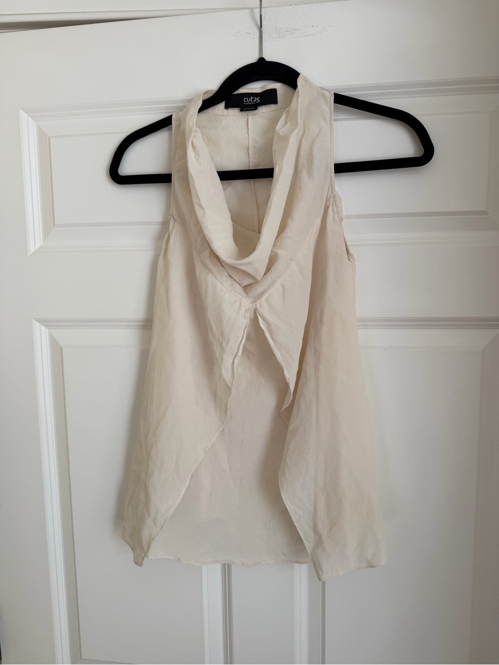 Cut25 by Yigal Azrouel Draped Cowl Neck Top Sz 2